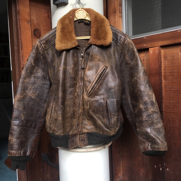 Jackets & Coats World War 2 Bomber Jacket Lined Sherpa Vintage Poshmark